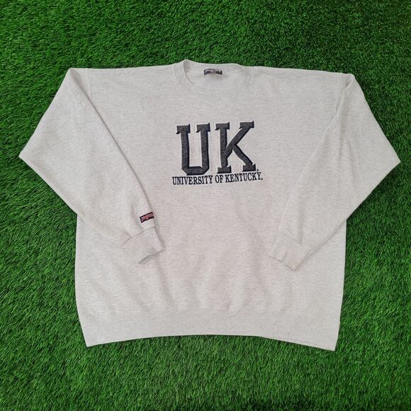 Vintage University-of-Kentucky Sweatshirt 2XL 27x27 Crop USA - Picture 1 of 16
